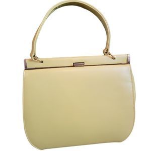Women's Kelly-Style Vintage 50s Yellow Pocketbook/ Handbag | Stylecraft Miami